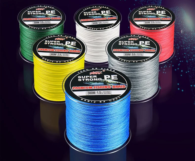 Braided Braid Nylon Fluorocarbon Monofilament Processing Cutter Carbon OEM Litz Fiber Fish Fishing Line