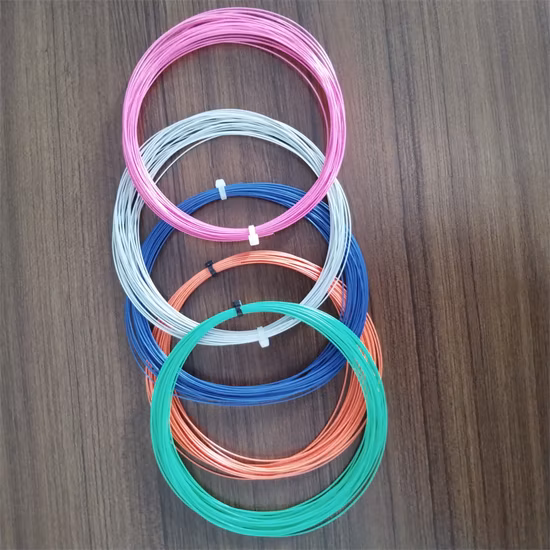 Corda per racchetta da badminton di alta qualità per uso interno ed esterno in vari colori