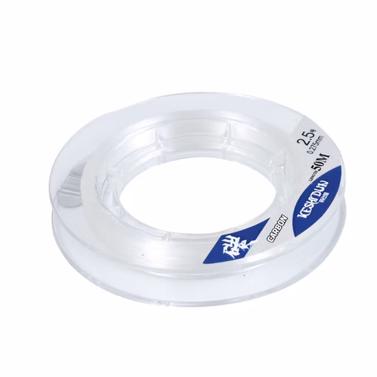 Super resistenza all'abrasione in fluorocarburo da 100 m, lenza mono semplice a bassa elasticità