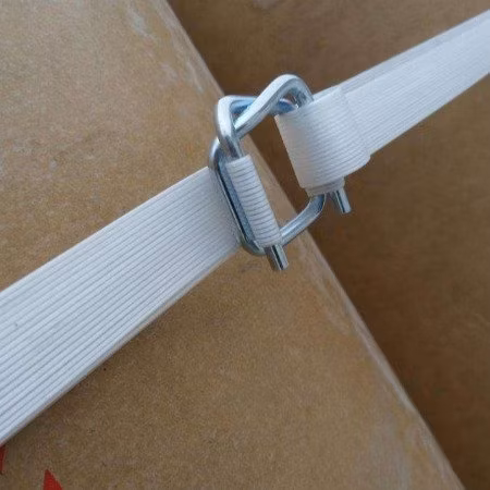 Reggetta in PP Reggetta in corda composita in poliestere flessibile per carichi pesanti da 19 mm, reggetta in fibra di poliestere, reggetta in corda composita in poliestere con rivestimento per pneumatici